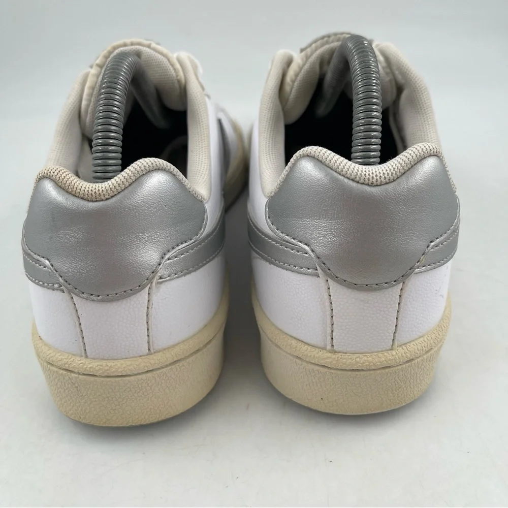 Nike Women’s Court Majestic White Grey Lace Up Low Top Running Shoes - Size 10